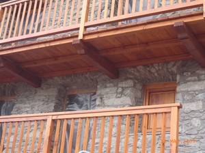 Balconata in legno
