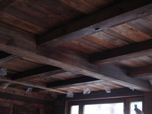 Soffitto in legno